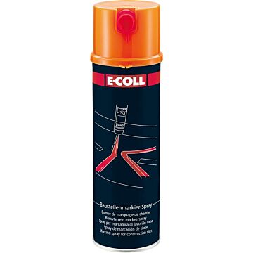 E-COLL EU Baustellenmarkierspray Orange   500 ml