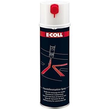 E-COLL EU Baustellenmarkierspray Weiß   500 ml