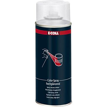 E-COLL Color-Spray 400 ml, hochglänzend RAL 1530 - Klarlack (Colorspray) 