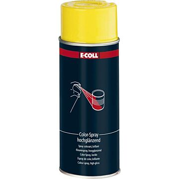 E-COLL Color-Spray 400 ml, hochglänzend RAL 1021 - rapsgelb (Colorspray) 