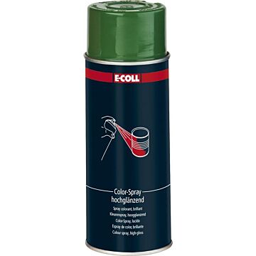 E-COLL Color-Spray 400 ml, hochglänzend RAL 6005 - moosgrün (Colorspray) 