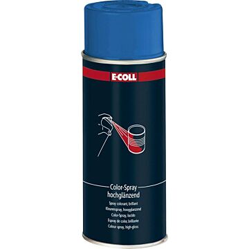 E-COLL Color-Spray 400 ml, hochglänzend RAL 5010 - enzianblau (Colorspray) 