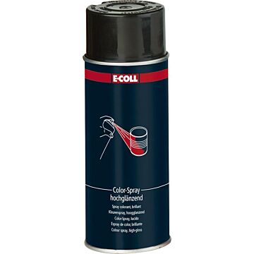 E-COLL Color-Spray 400 ml, hochglänzend RAL 9005 - tiefschwarz (Colorspray) 