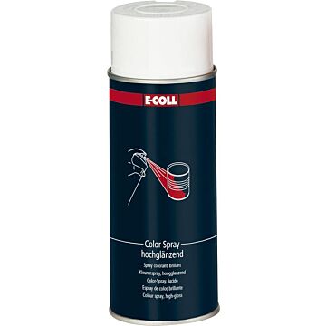 E-COLL Color-Spray 400 ml, hochglänzend RAL 9010 - reinweiß (Colorspray) 