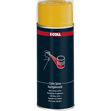 E-COLL Color-Spray 400 ml, hochglänzend RAL 1028 - melonengelb (Colorspray) 