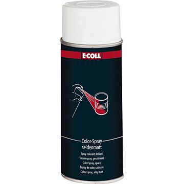 E-COLL Color-Spray 400 ml, seidenmatt RAL 9010 - reinweiß (Colorspray) 