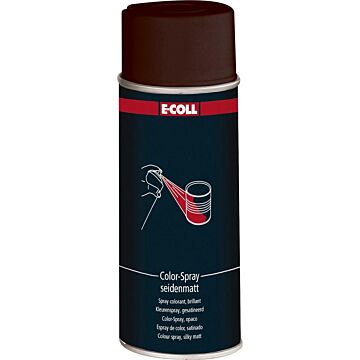 E-COLL Color-Spray 400 ml, seidenmatt RAL 8017 - schokobraun (Colorspray) 