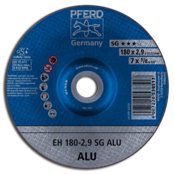 PFERD TRENNSCHEIBE EH 180-2,9 SG ALU NR. 61323323, PFERD TOOLS