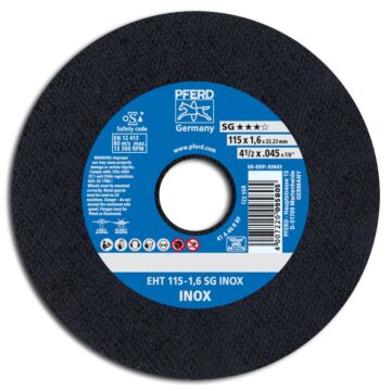 PFERD TRENNSCHEIBE EHT 115-1,6 SG (INOX), PFERD TOOLS