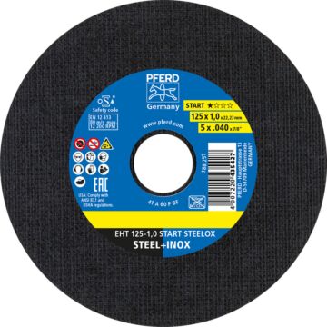 PFERD TRENNSCHEIBE EHT 125-1,0 START STEELOX, PFERD TOOLS