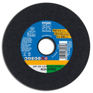 PFERD TRENNSCHEIBEN EHT 125-1,6 PSF ALU+STONE, PFERD TOOLS