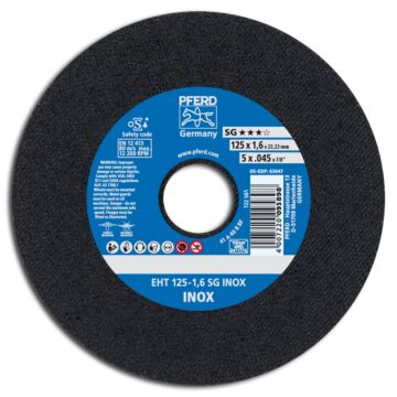 PFERD TRENNSCHEIBE EHT 125-1,6 SG (INOX), PFERD TOOLS