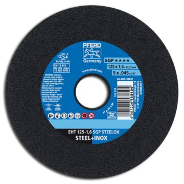 PFERD TRENNSCHEIBE EHT 125-1,6 SGP-STEELOX, PFERD TOOLS