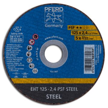 PFERD TRENNSCHEIBE STAHL EHT 125-2,4 A 46 P PSF, PFERD TOOLS