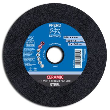 PFERD TRENNSCHEIBE EHT 150-1,6 CERAMIC SGP STEEL NR. 61315016, PFERD TOOLS