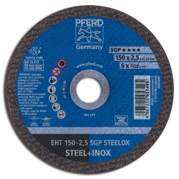 PFERD TRENNSCHEIBE EHT 150-2,5 SGP STEELOX NR. 61342225, PFERD TOOLS