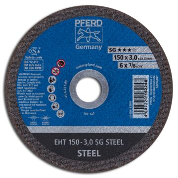 PFERD TRENNSCHEIBE EHT 150-3,0 SG STEEL GERADE FORM, PFERD TOOLS