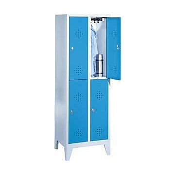 C+P Garderobenschrank 2x2 Abteile