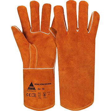 HASE Schweisserhandschuh Mühlheim Brown (Arbeitshandschuh) 