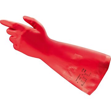 ANSELL Chemikalien-Schutzhandschuh Solvex⌐ 37-900 Gr. 7, Nitril - rot, Länge: 380 mm (Arbeitshandschuh) 