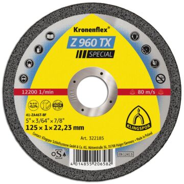 KLINGSPOR Kronenflex® Trennscheiben Z 960 TX