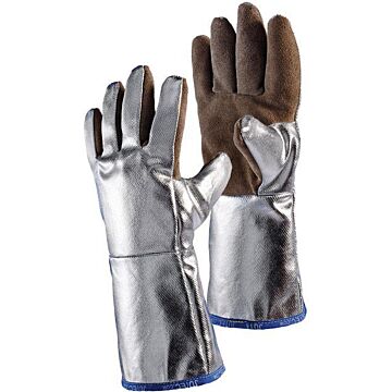 JUTEC Hitzeschutzhandschuh Sebatanleder/Alu (Arbeitshandschuh) 