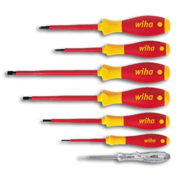 WIHA VDE Schraubendrehersatz Softfinish Nr. 320N Sf K7 / 7-Tlg
