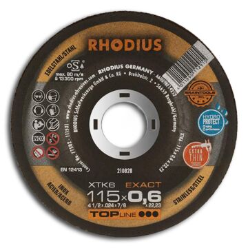 RHODIUS Trennscheibe XTK6 EXACT 115x0,6mm, gekröpft