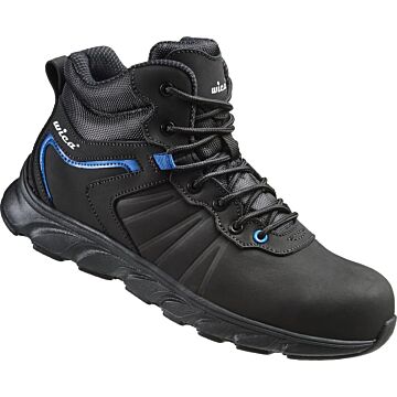 WICA Sicherheitsschuh hoch MATHI Schwarz Blau S3 SRC Gr.38