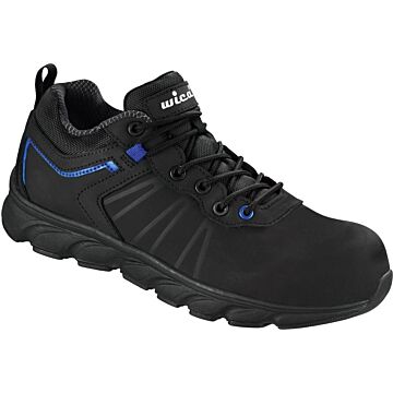 WICA Sicherheitshalbschuh VEZZO Schwarz Blau S3 SRC Gr.42