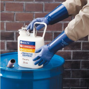 SHOWA Chemikalienhandschuh NSK 26 Nitril 356 mm lang (Arbeitshandschuh) 