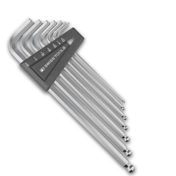 PB SWISS TOOLS Winkelschraubendreher-Satz 7-teilig, 3/32-5/16", Kunststoffhalter