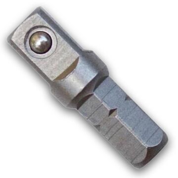 STECKSCHLÜSSELADAPTER 1/4" FÜR 1/4" EINSÄTZE, 25MM,, FORTIS