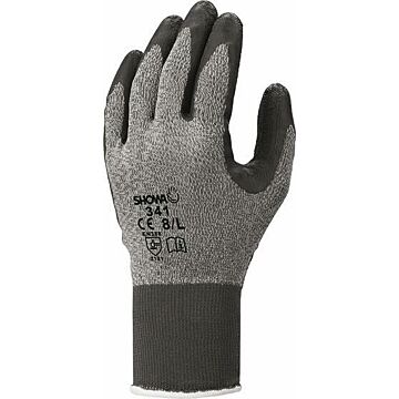 SHOWA Montagehandschuh Grau 341 (Arbeitshandschuh) 