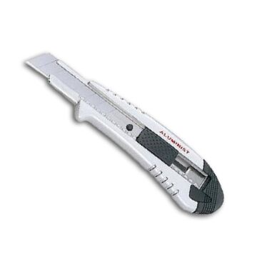 TAJIMA Aluminist-Cutter 18mm mit Taste silber AC500 (Cuttermesser) 