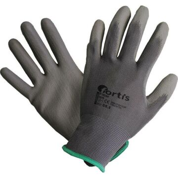 MONTAGEHANDSCHUH FITTER GRAU (PU/POLYESTER) (ARBEITSHANDSCHUH), FORTIS