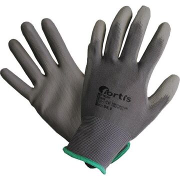 MONTAGEHANDSCHUH FITTER PU GRAU SB-VERPACKT GR.10, FORTIS