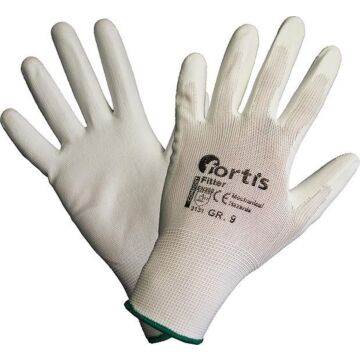 MONTAGEHANDSCHUH FITTER PU WEIß SB-VERPACKT GR.10, FORTIS
