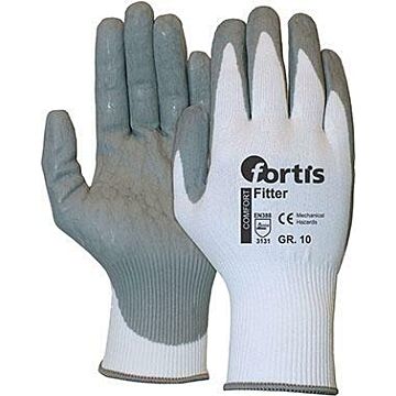 MONTAGEHANDSCHUH FITTER FOAM WEIÃŸ-GRAU, FORTIS