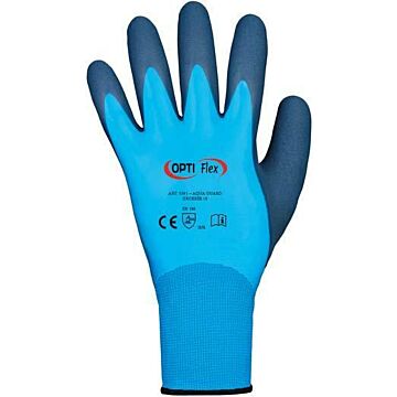 OPTI FLEX Montagehandschuh AquaGuard Latex (Arbeitshandschuh) 