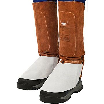 WELDAS Gamasche LAVA BROWN Rindspaltleder 44-7114 36cm