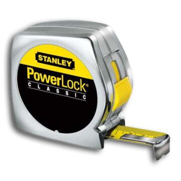 STANLEY  Taschenbandmaß POWERLOCK®, Kunststoffgehäuse (Maßband) 
