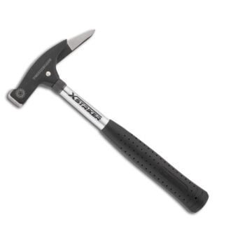 PEDDINGHAUS Latthammer XSTRIKER mit Stahlrohr-Stiel 800 g, gerauhte Bahn, mit Magnet, teilpoliert