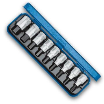 GEDORE Schraubendreher-Einsatz-Garnitur 1/2" 9-teilig, AF / IN19PA