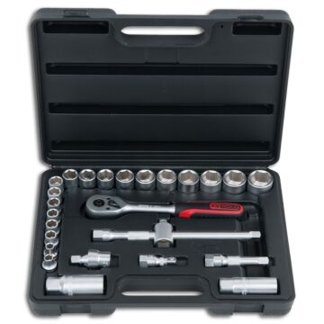 KS TOOLS Steckschlüssel-Garnitur 3/8" 26tlg.