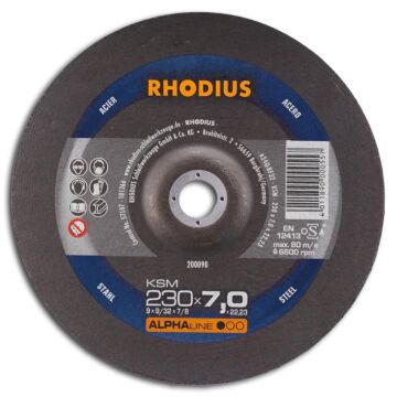 RHODIUS Schruppscheibe KSM für Stahl