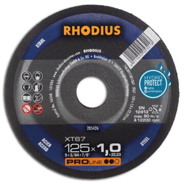RHODIUS Trennscheibe XT67 für Stahl