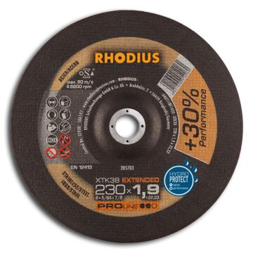 RHODIUS Trennscheibe XT38 für Edelstahl