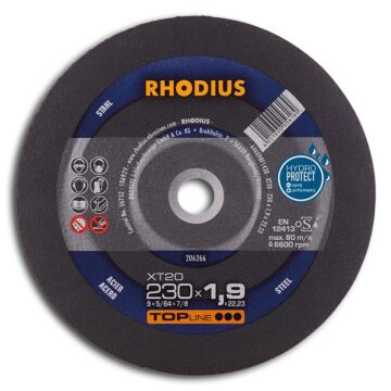 RHODIUS Trennscheibe XT20 230 x 1,9mm, gerade