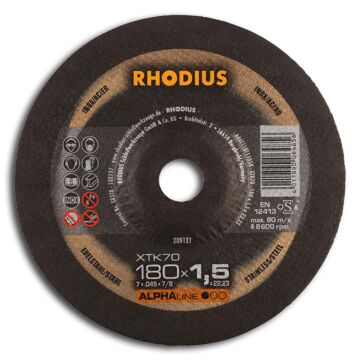 RHODIUS Trennscheibe XT70 für Edelstahl